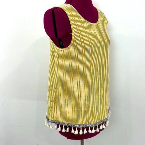 W5 Summer Yellow Top Made in USA M - Picture 3 of 9